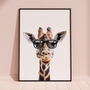 Giraffe In Sunglasses Print, thumbnail 2 of 8