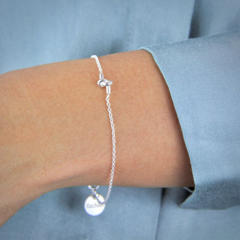 Personalised Petite Knot Delicate Bracelet, 5 of 11