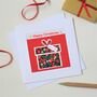Personalised Gift And Tag Christmas Card, thumbnail 1 of 5