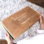 Carved Name Personalised Memory Box, thumbnail 5 of 6