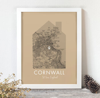 Personalised Our Home UK Map Print, 8 of 12