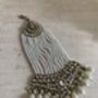 Kundan Antique Gold Pearl Passa/Jhumar, thumbnail 4 of 5