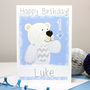 Personalised Arctic Polar Bear Birthday Card, thumbnail 6 of 10