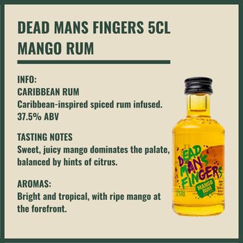 Premium Tiny Bar Dead Mans Rum Gift Box Set, 5 of 7