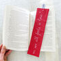 Personalised Name Embroidered Bookmark, thumbnail 4 of 8