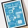 1956 Personalised 70th Birthday Fact Print Gift, thumbnail 3 of 11