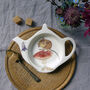 Mouse On Toadstool Bone China Teabag Tidy, thumbnail 4 of 7