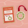 Make Your Own Stitched Wreath Decoration, thumbnail 1 of 7