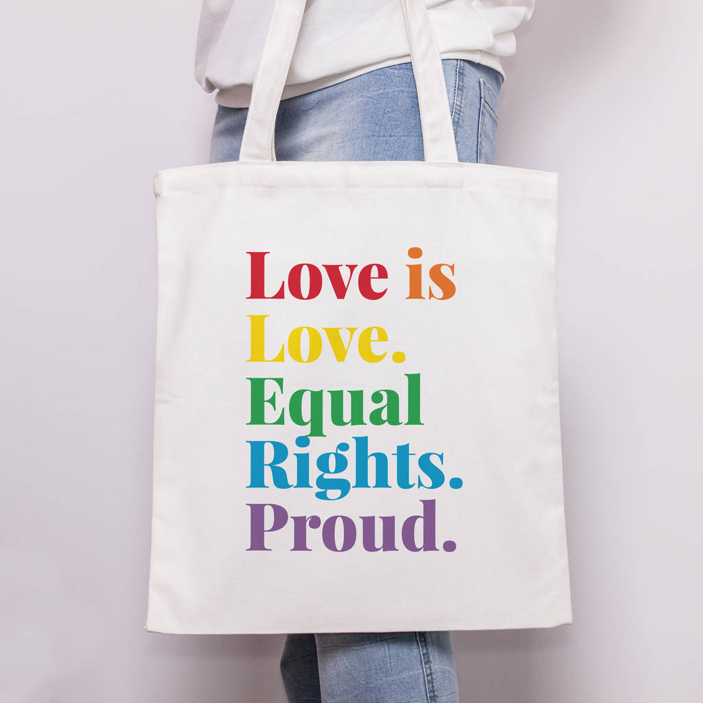 Rainbow Pride Tote Bag By So Close