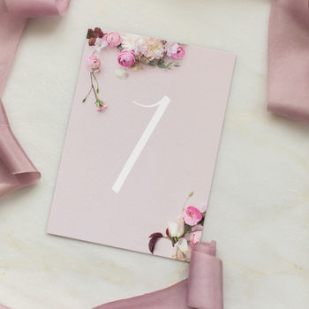 Table Numbers: Secret Garden Collection, 2 of 5