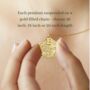 Queen Elizabeth Gold Plated Sixpence Initial Pendant, thumbnail 2 of 11