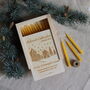 Refillable Advent Calendar Candles In Wooden Box, thumbnail 2 of 4