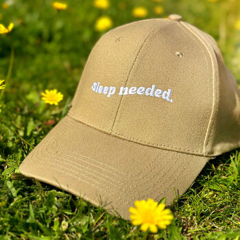 Sleep Needed Slogan Cap, 3 of 7