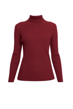 Black Ribbed Knit Roll Neck Sweater, 3 of 3