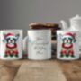 Personalised Boston Terrier In Christmas Jumper Mug, thumbnail 2 of 2