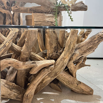 Large Rectangular Driftwood Coffee Table, 2 of 6