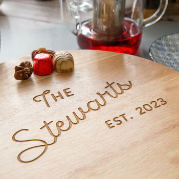Personalised Family Lazy Susan, 2 of 5