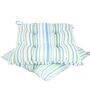 Tenby Country Stripe Garden Seat Pads, thumbnail 2 of 5