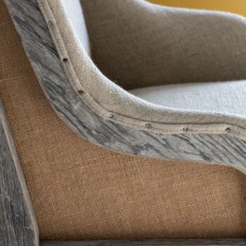 Margot Chair In Natural Hessian, 2 of 5
