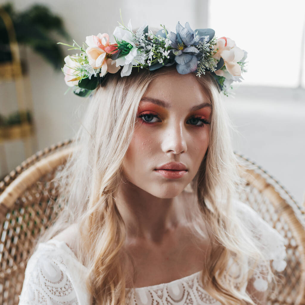 Penny Pastel Wedding Flower Crown