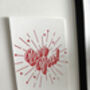'Love You! Starburst' Little Letterpress Print, thumbnail 3 of 8