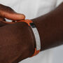 Men's Personalised Adjustable Tan Bracelet, thumbnail 1 of 7