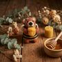 Handmade Felt Howie Honey Bee Bear Decoration, thumbnail 1 of 3