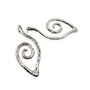 Kleo Earrings Silver Plated, thumbnail 2 of 4