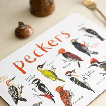 'Peckers' Playful Bird Place Mat, 4 of 5
