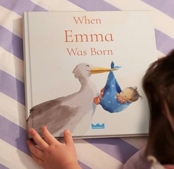 New Baby Gift When You Were Born Personalised Book, 5 of 7
