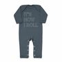 Babygrow, 'It's How I Roll, Cotton Sleepsuit, Baby Gift, thumbnail 1 of 2