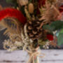 Christmas Dried Flowers Made Into A Glass Bottle, thumbnail 2 of 4