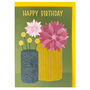 Colourful Dahlias Card 'Happy Birthday', thumbnail 1 of 2