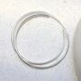 Sterling Silver 30mm Hoop Earrings, thumbnail 1 of 4