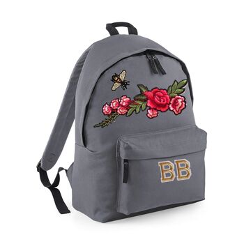 Personalised Backpack With Bee And Roses, 11 of 11