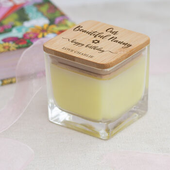 Personalised Mother’s Day Scented Vanilla Candle, 3 of 3