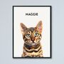 Personalised Pet Print Portrait From Photo, thumbnail 9 of 11