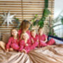 Ladies Christmas Cotton Pyjamas Ruby Reindeer, thumbnail 5 of 5