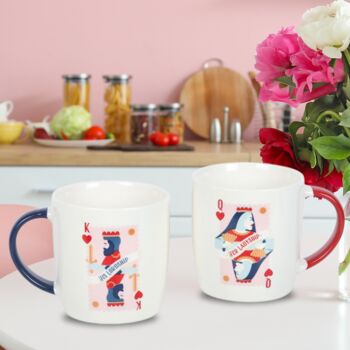 Queen And King Mug Set Gifts For Him, 3 of 5