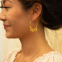 Statement Coin Hoops, thumbnail 4 of 6
