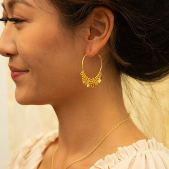 Statement Coin Hoops, 4 of 6