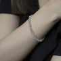 Sterling Silver Velvet Circles Bracelet, thumbnail 2 of 6