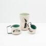 Hic Ceramics Handamde Stoneware Trio Cup Set, thumbnail 3 of 12