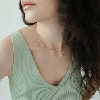 Opal Drop Collar Necklace, 2 of 9