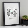 Personalised Together Forever Valentine / Wedding Print, thumbnail 1 of 7