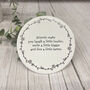 Porcelain Round Coaster Friends Make You Laugh A Little Louder Friendship Gift, thumbnail 2 of 4