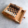 Personalised Olive Wood Chess Board Set, thumbnail 3 of 12