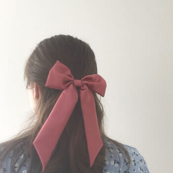 Hearts Tulle Euphrasie Hair Bow, 6 of 6