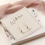 Sterling Silver Ball Drop Earrings, thumbnail 4 of 12