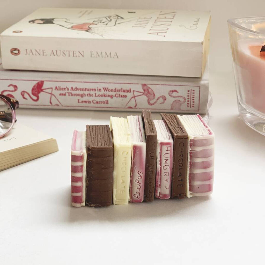 Set Of Eight Chocolate Books By All Things Brighton Beautiful Notonthehighstreet Com